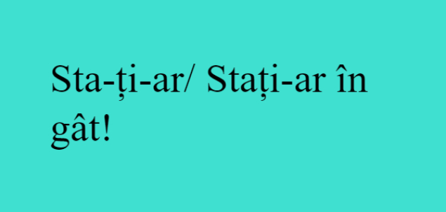 Sta-ti-ar sau stati-ar?