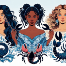 Zodiile de apă: Rac, Scorpion, Pești în 2025 – Curajul de a înota împotriva curentului