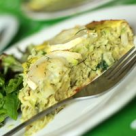 Cheesecake cu dovlecei si branza de capra