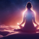 Ea și-a vindecat durerea, și-a îmbrățișat umbrele, Ea sosește în momentul prezent... Aceasta este darul muncii ei profunde cu ea însăși