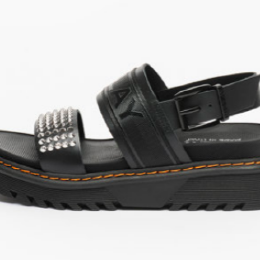 Replay Sandale din piele cu talpă wedge și aplicații cu ținte Adel