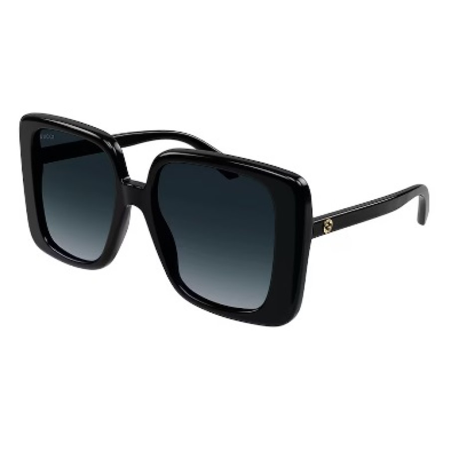 Ochelari de soare Gucci în stil butterfly, cu lentile negre, în degrade 