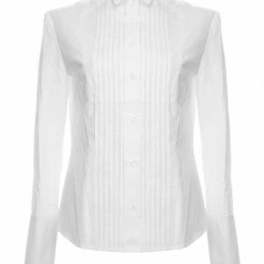 Camasa alba cu nervuri