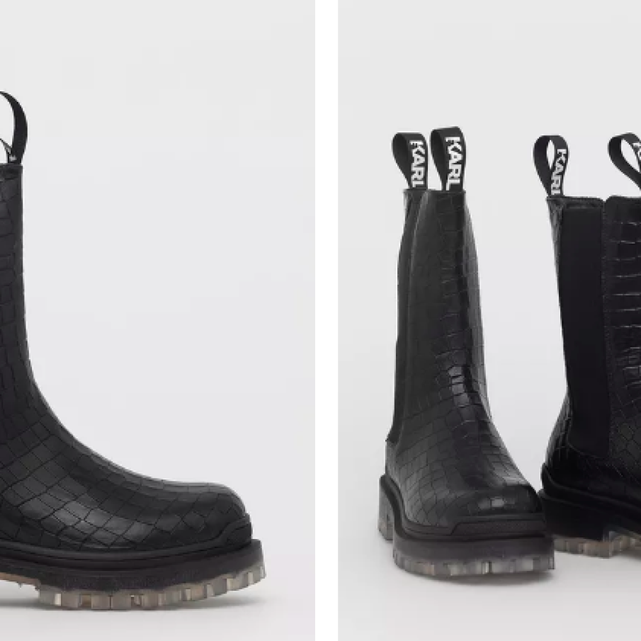 Ghete Chelsea de piele