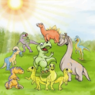 Aventuri din lumea dinozaurilor, o minunata carte pentru copii