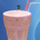 Milkshake de fructe de padure si germeni de grau 