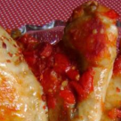 Aripioare dulci-picante si cartofi copti  