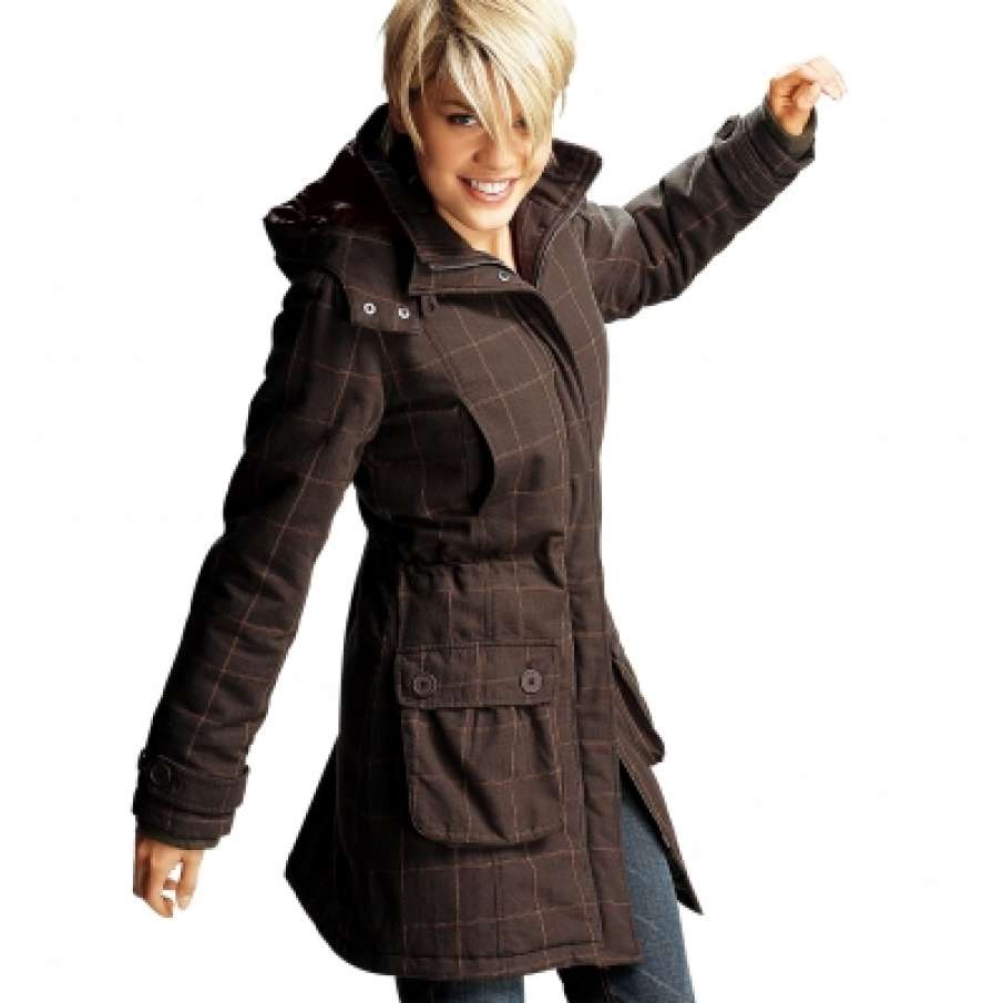 Jachetă parka cu gluga