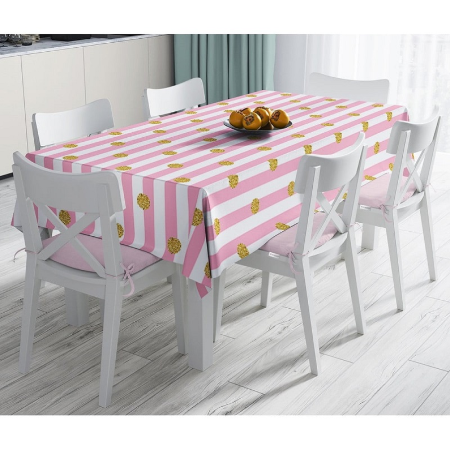 Față de masă Minimalist Cushion Covers cu 30% bumbac. Are un design modern și aduce primăvara în livingul sau bucătăria ta. 