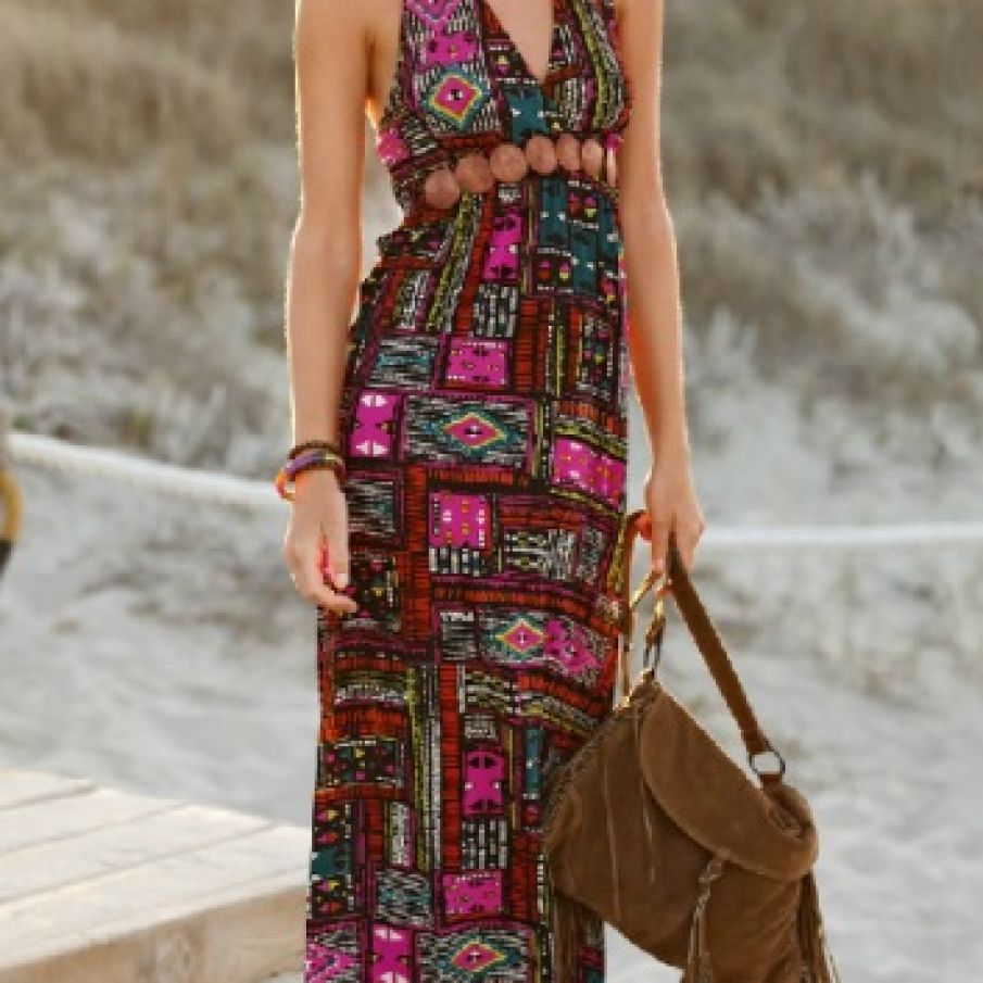 Rochie decupata la spate 