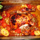 Pui umplut cu ciuperci