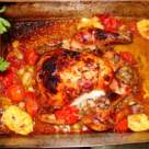 Pui umplut cu ciuperci