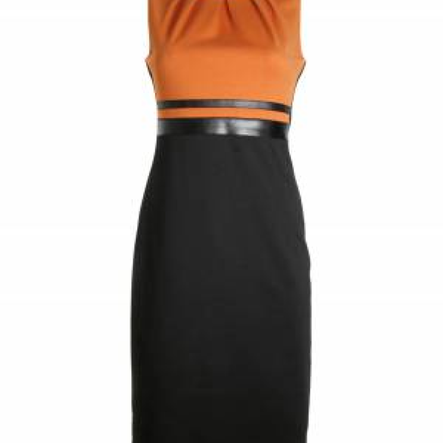 Rochie office Tangerine