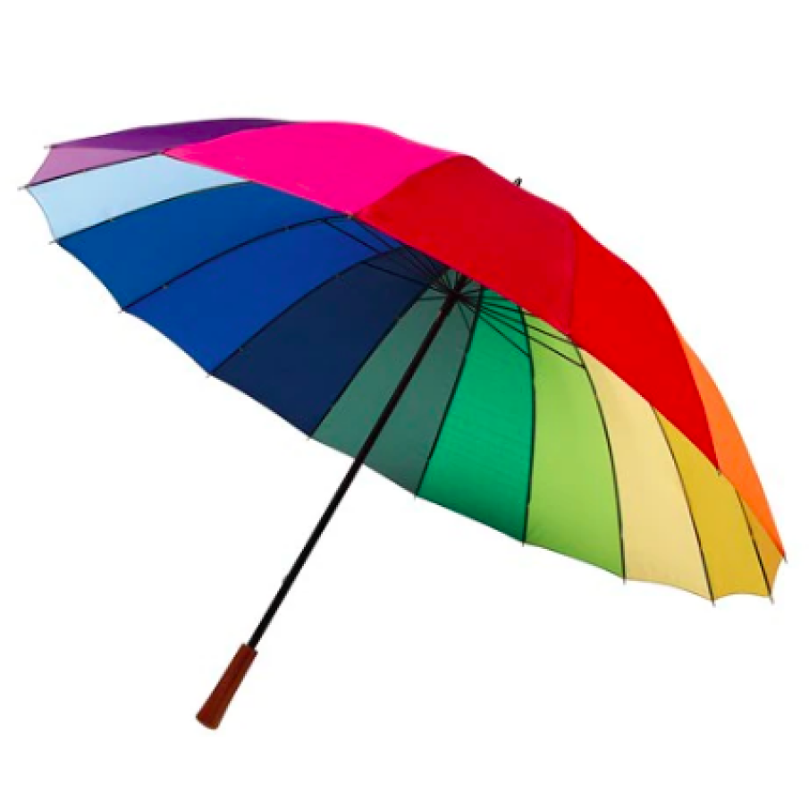 Umbrelă curcubeu
