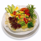 Salata de orez, ton si banane