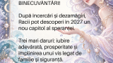 Dumnezeu le întoarce lacrimile în BINECUVÂNTĂRI! În 2027 Racii primesc darul pe care îl așteaptă de o viață