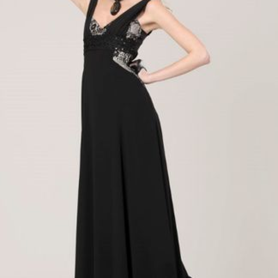 Rochie de seara lunga neagra