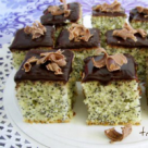 Prajitura cu mac si glazura de ciocolata