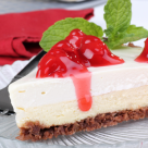 Prajitura verii, cu cirese si piersici