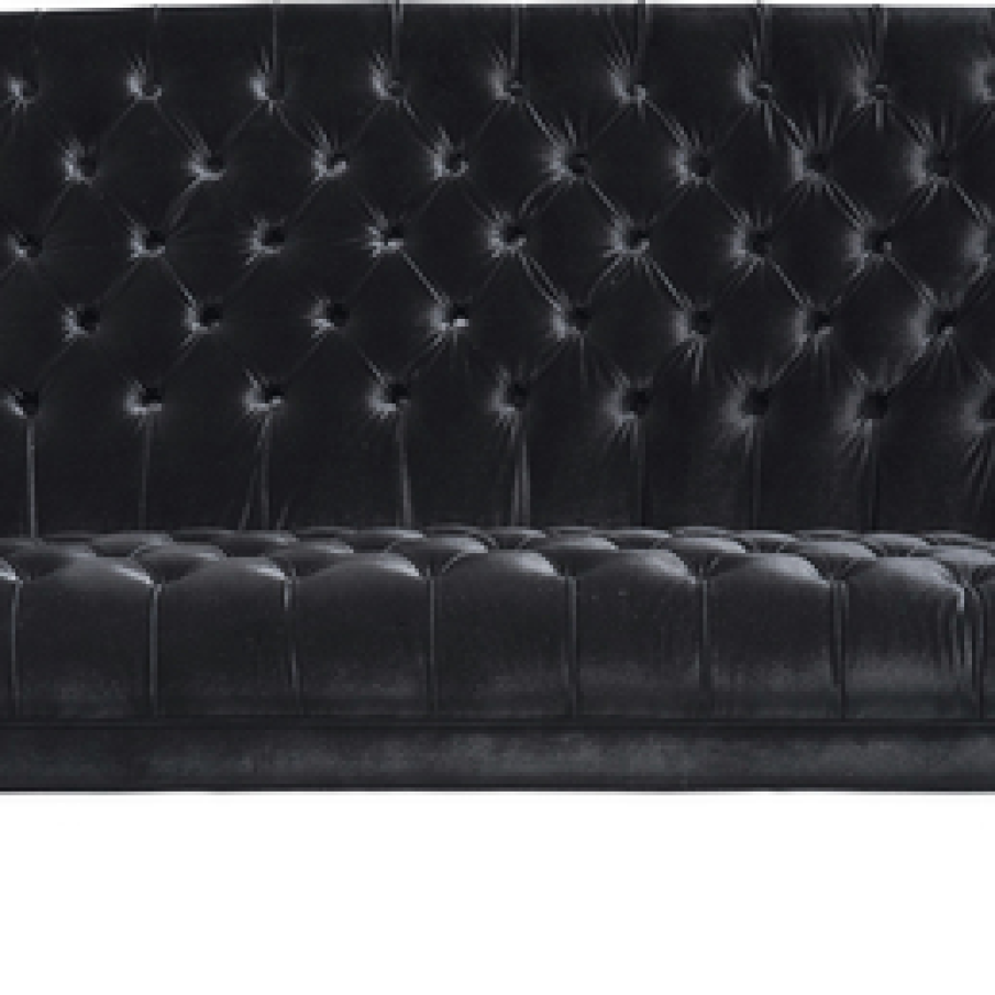 Canapea Barocco Black 190cm