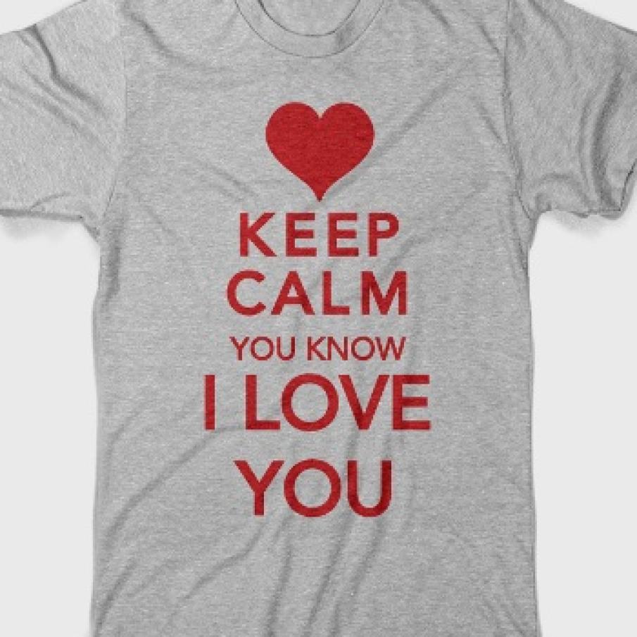 Tricou Keep Calm I Love You