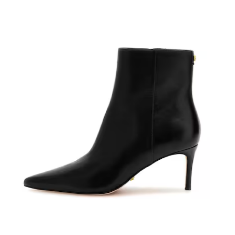 Guess Botine de piele cu vârf ascuțit