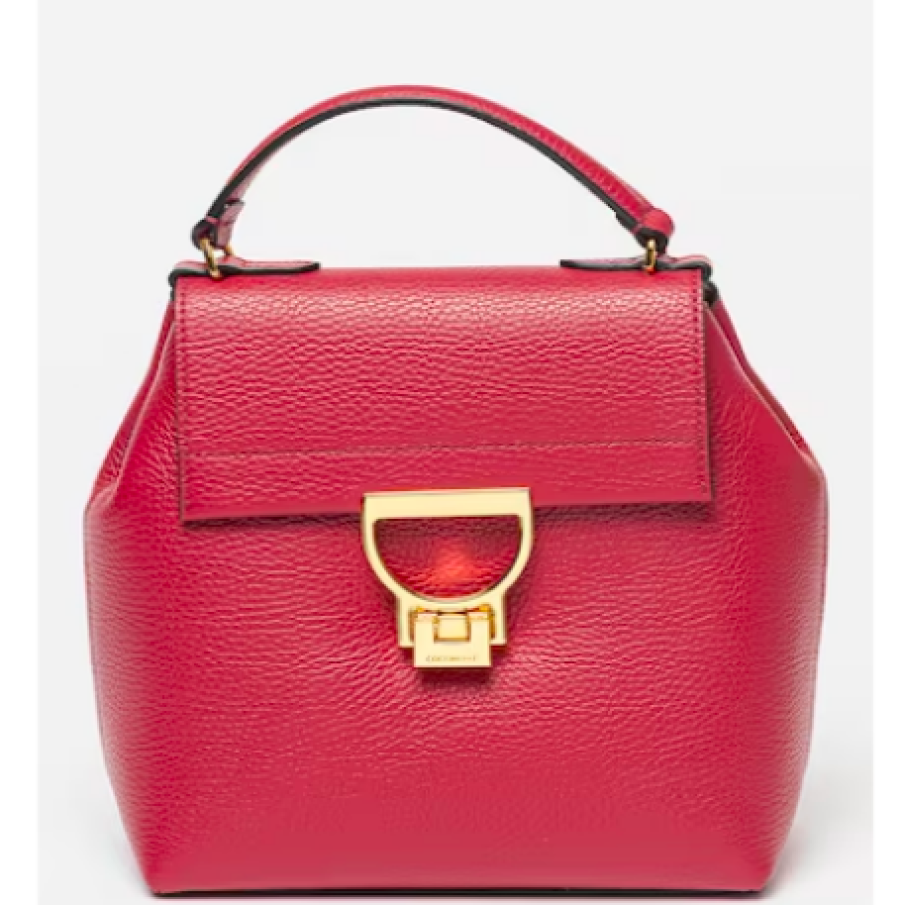 COCCINELLE Rucsac de piele cu închidere cu clapă Arlettis