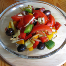 Salata italineasca cu paine