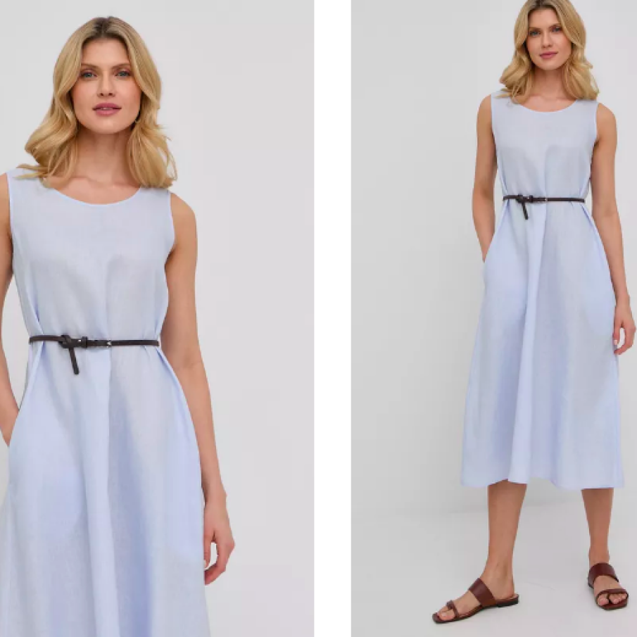 Max Mara Leisure rochie din in