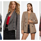 Carourile - un imprimeu atemporal în orice toamnă! 10 sacouri în carouri și la modă 