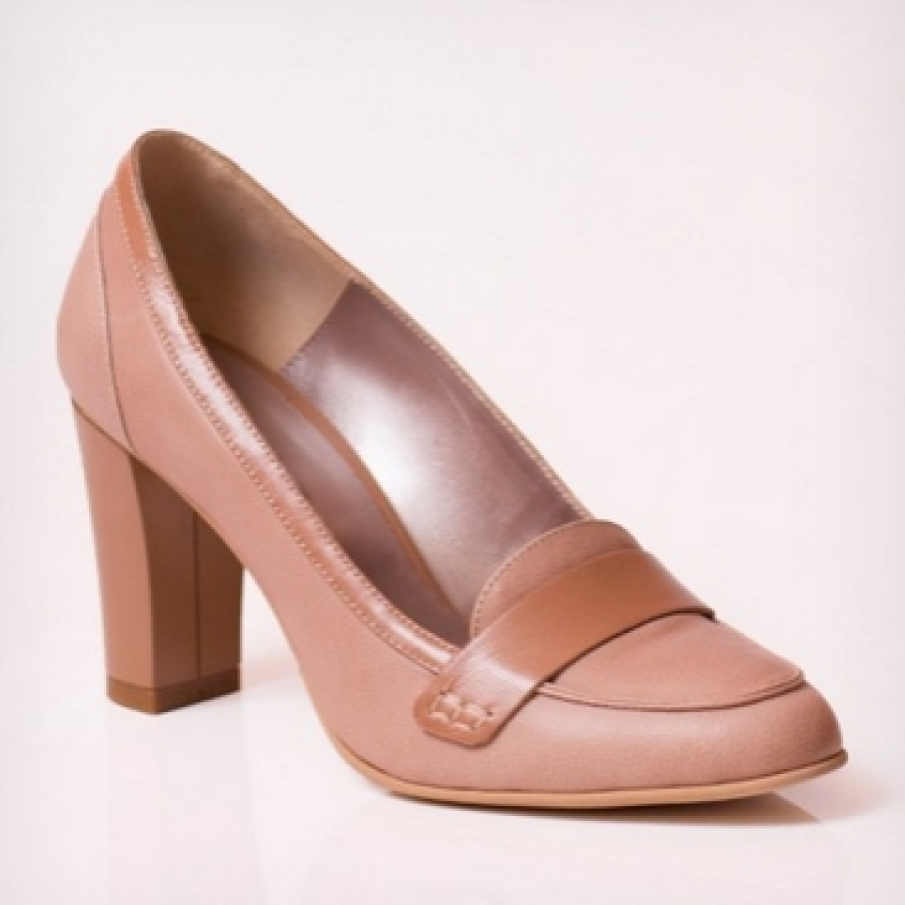 Pantofi dama de piele cu toc Hebe