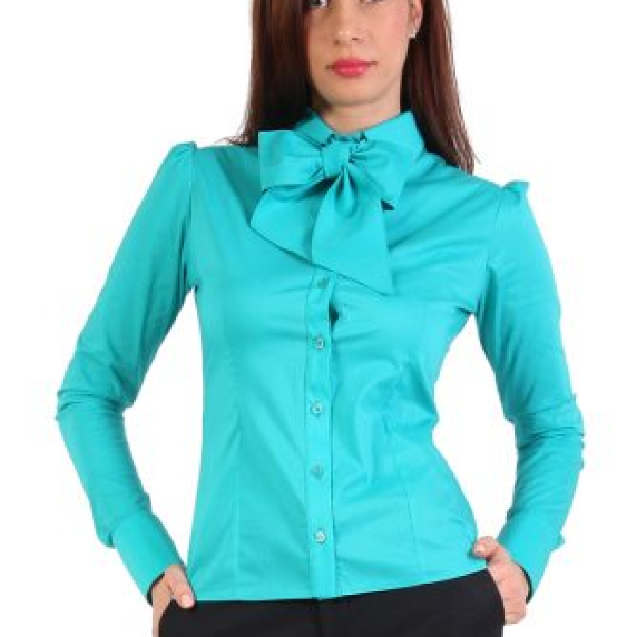 Camasa office turcoaz