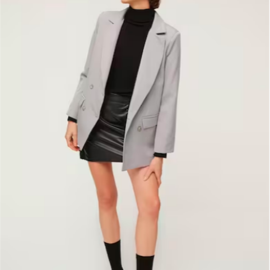 Trendyol Sacou cu două rânduri de nasturi