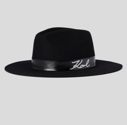 Karl Lagerfeld Pălărie de lână cu logo Signature