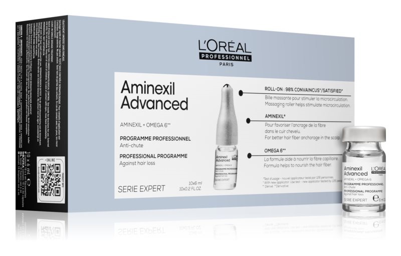 Ser hrănitor împotriva căderii părului din seria Expert Aminexil Advanced. Cu ajutorul lui, puteți avea un păr superb de la rădăcină la vârfuri datorită compoziției sale bogate în aminexil și omega 6