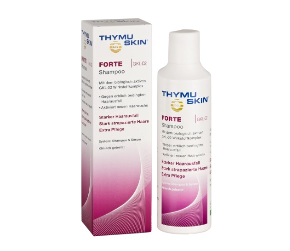 Șamponul concentrat THYMUSKIN pentru căderea părului poate fi folosit atât de femei, cât și de către bărbați. Este un șampon tratament pentru căderea masivă a părului și îngrijire intensă